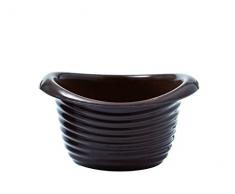 Siliconezone Silikon Küchenwerkzeuge Kräuselung Melty Au Bain Marie Schale 15,8 cm, Brown, 15.8 x 15.8 x 1.12 cm