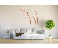 INDIGOS 4051095832904 Wandtattoo / Wandsticker - d275 süßes Kamel Afrika Wüste Lama Tribal, Vinyl, braun, 96 x 89 x 1 cm