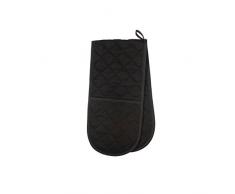 Dexam Love Colour Doppelter Ofenhandschuh, 78 x 18 cm, True Black