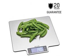 Taylor TYPSCALE10HP Pro Große Küchenwaage mit Tara, in Geschenkbox, edelstahl