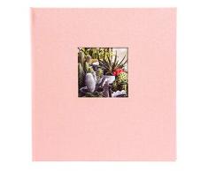 Goldbuch Fotoalbum mit Bildausschnitt, Bella Vista, 30x31 cm, 60 schwarze Seiten mit Pergamin-Trennblättern, Leinen, Rosé, 27 942