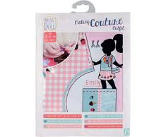 Vervaco Kleid Ihre Puppe Macht Couture Outfit Set, Mehrfarbig, 30.99 X 23.88 X 0,64 cm