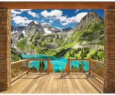 Walltastic 43619 Alpen, Tapete, Wandbild, Paper, bunt, 12 x 7 x 52,5 cm