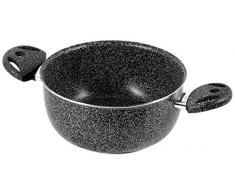 Home Stone Kasserolle mit 2 Griffen, Stein/Kunststoff, Anthrazit, 26 cm