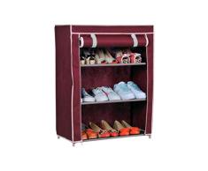 PRATIKO LIFE Schuhregal Taglia unica Bordeaux