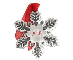 Gloria Duchin Dated Snowflake Christbaumkugel, Mehrfarbig