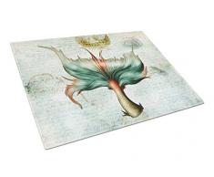 Caroline s Treasures Meerjungfrauen und Mermen Meerjungfrau Schwanz Glas Schneidebrett, groß, Multicolor