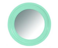 Split P rund Spiegel, Blaugrün