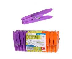 ORYX 5162000 Wäscheklammer, Kunststoff, 24 Stück