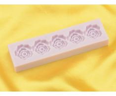 Teigschaber 13129Â flexique Zierleiste Pink Silikonform fÃ¼r 8Â x 24Â x 2Â cm