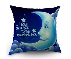 Moslion Kissenbezug Totenkopf Gothic Blumen Skelett Mexiko Tag der Toten Halloween Kissenbezug Baumwolle Leinen für Zuhause Sofa Kissen 45,7 x 45,7 cm weiß rot 18x18 inch Color 18