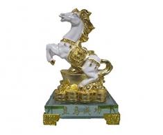 StealStreet Pferd Kristall Boden mit Yuan Bao Figur