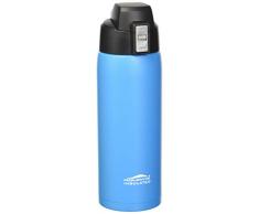 Aquatix Sea Mist Blue Isolierte Sportflasche aus reinem Edelstahl, 535 ml