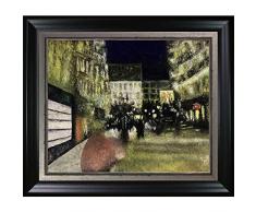 La Pastiche Ölgemälde, gerahmt, abendlicher Effekt, 76,2 x 26,5 cm, Mehrfarbig