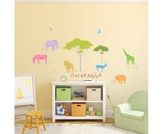 Ambiance-Live Wandtattoo Tiere aus Afrika