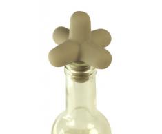 Cookut Spark Korkenzieher für Wein- / Champagner- / Bier- / Cidreflaschen, Silikon, lebensmittelgerecht (SPATA), Maulwurfsgrau