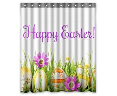 Custom Muscheln Seestern um die Sand und Web Badezimmer Dusche Vorhang Polyester-Wasserdicht-66 (W) X72 (H) inklusiv Ringe