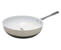 MM Spezial Pfanne, Edelstahl, weiß, 24 cm