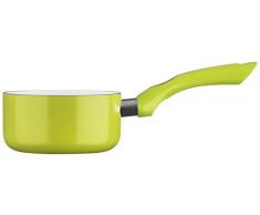 Premier Housewares Ecocook Milchtopf, Aluminium / Keramik, Grün / Weiß, 14x31x7