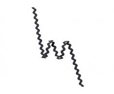 Cest Joli! Luftschlange, Polyester, anthrazit, 14