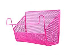 SZhaayu Hängeaufbewahrung für den Schreibtisch, Eckregal, Korbhalter für Zuhause und Büro Rose