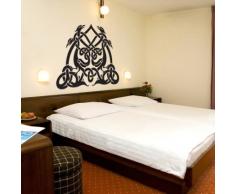 INDIGOS WG10293-10 Wandtattoo W293 Ornament Vögel Adler Wandaufkleber 80 x 58 cm, weiß