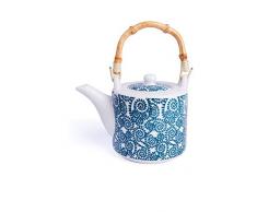 Soul Kitchen Excelsa Teekanne, orientalisch, 550 ml, aus Porzellan 550 ml Rami Blu