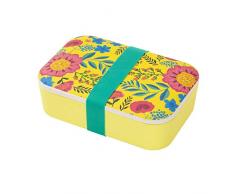 Talking Tables LNCHBOX-FLORAL Boho Blumenmuster Eco Lunch Box, Papier, mehrfarbig
