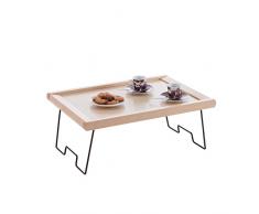 ARREDAMENTIITALIA Arredamenti Italia Frühstückstablett MELFO Fach, Holz - Service/Bett - klappbar - Farbe: Naturlich AR-It il Cuore del Legno