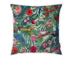 Bonamaison Dekorativ Kissenhülle, Kissenbezug, Zierkissenbezug, Wohnkultur, Für Sofa, Kaffeestube, Größe: 45X45 cm - Entworfen und hergestellt in der Türkei