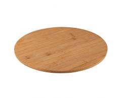 axentia 132782 Servierplatte Drehteller, Bambus