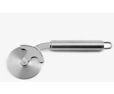 Weis Pizzaschneider gebogen, Edelstahl, Silber, 19 x 6.7 x 2 cm