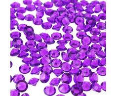 Homeford fpf0750217pu 300 Stück kleinen Diamanten Edelstein Tisch Konfetti, 3/20,3 cm violett