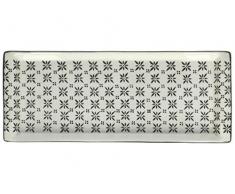 J. Kersten BV Servierplatte, Keramik, Schwarz, 14,5x36,5x2,5cm