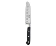 Richardson Sheffield V SABATIER Santoku-Messer mit Kullenschliff, 12,5 cm Klinge, extrem scharf, Profi Messer, Chefmesser, Universalmesser, spülmaschinenfest