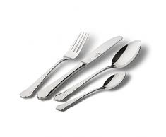 Paul Wirths CHIPPENDALE 7700 Besteck-Set für 6 Personen, rostfrei, poliert & spülmaschinenfest, Tafelbesteck, Essbesteck mit Aufbewahrungs-Box, 18/10 Edelstahl, Silber, 30-teilig, Einheiten