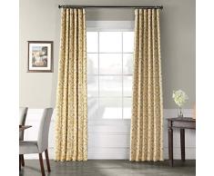 halben Preis Drapes Eisentor Kunstseide TAFT Verdunkelungsvorhang, Gold, 50 x 120