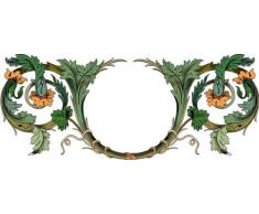 Indigos 4051719729818 Wandtattoo MF144 Ornament Ranke Tribal Blume Pflanze 96 x 39 cm