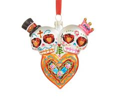 Holiday Lane Dekofigur Day of The Dead, Totenkopf und Herz