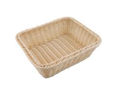 Paderno World Cuisine Brotkorb aus Polyrattan, 10,2 cm hoch, 1/2 Hotelpfannen-Größe
