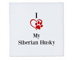 3dRose qs_265911_2 Steppdecke, Motiv Faith Over Fear, schwarze Buchstaben auf weißem Hintergrund, quadratisch, 15,2 x 15,2 cm