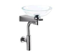 Lineabeta Wanneneinlage ohne Loch, Serie Goto, Art.66202 Chrom, Edelstahl, Basic, Unica