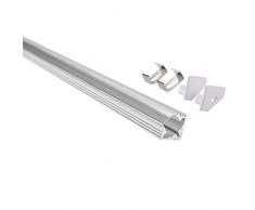 Nordlux 79219929 Strip-Schiene Corner Zubehör, Aluminium, silber