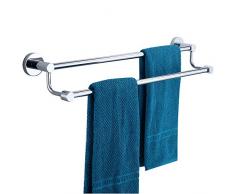 ENJYHZQY Barthroom Handtuchhalter Edelstahl poliert Chrom Double Bar 18inch Chrome