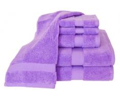 Homestead Textiles, Inc. Calcot Growers Collection Handtuch-Set, 100% Supima, Zero-Twist, Baumwolle, 6-teilig Fliederfarben