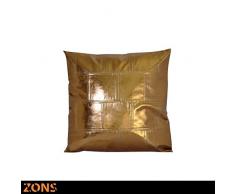 ZONS Kissen Cooper Kupfer 45 x 45 cm + Füllung 480 g Kissen Auto Kissen Sofa Kissen