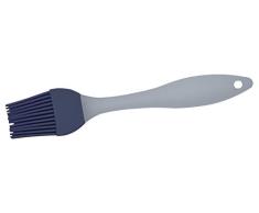 Fackelmann Elemental Küchenpinsel, Backpinsel, Backpinsel, Grillpinsel, Silikon, Blau, 20,5 cm, 1 Stück