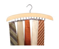 Richards Homewares Imperial Krawattenbügel zum Aufhängen, Schwingarm, für 24 Krawatten, Blond