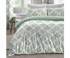 Dreams & Drapes Emily Bettbezug-Set pflegeleicht, grün, Doppelbett