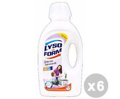 Lysoform Set 6 Waschmittel Waschmaschine Flüssigkeit 21 Wäschen Sichtschutz Farbe 1,365 LT.
